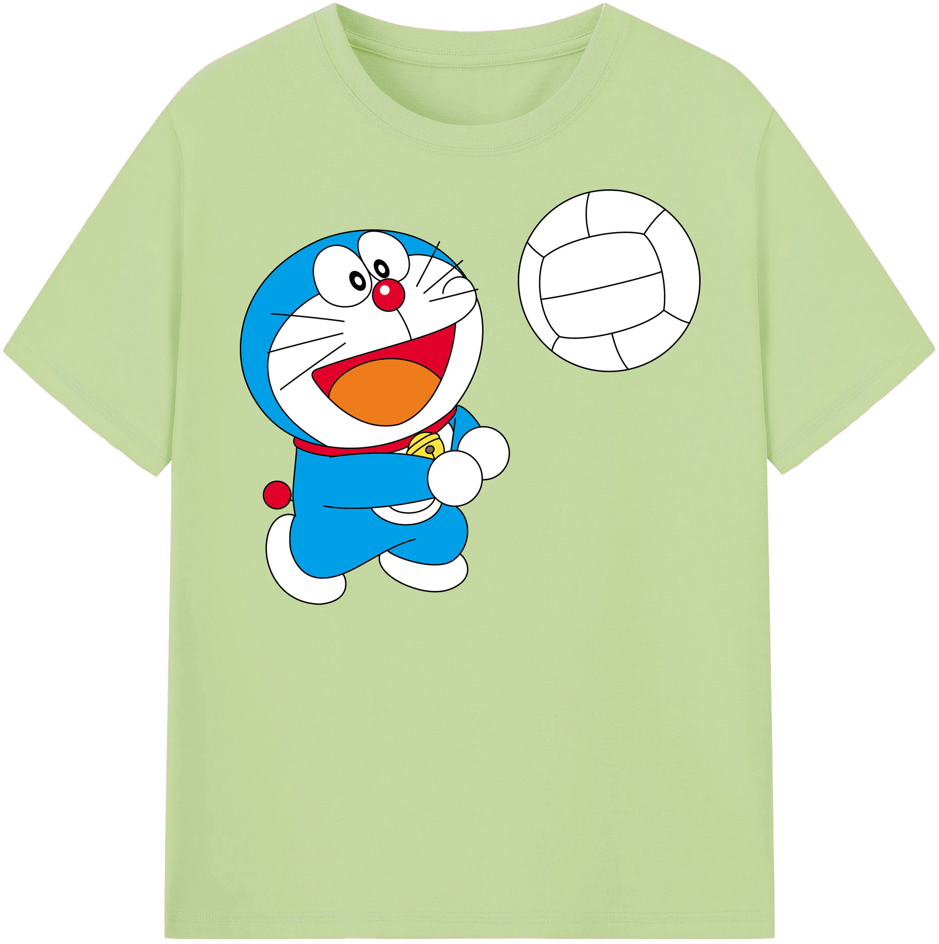 （画像用） ドラえもん Doraemon 綿100％半袖Tシャツ（フロントプリント）